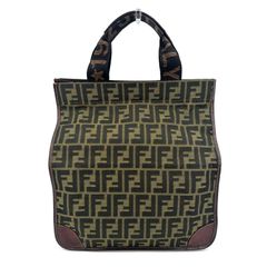良品】FENDI フェンディ バケットバッグ ナイロン トートバッグ ズッカ