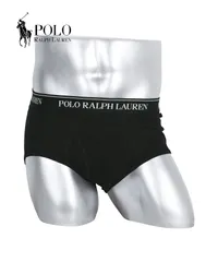 バラ売り ラルフローレン ブリーフ メンズ 1枚 前開き 下着 polo ralph lauren prl s m l xl ブラック 黒【メール便】正規品 新品 男性 518453