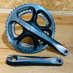 DURA-ACE FC-7900 170mm 52-39T 2×10S デュラエース シマノ SHIMANO FC-7950 ノーマル クランクセット 661g 10速 クリーニング済