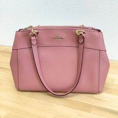 コーチ coach   ピンク レザー ハンドバッグ