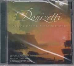 [CD/Brilliant]ドニゼッティ:6つのアリエットと6つの夜想曲(1836)&歌曲集「インフラスカータの秋の夕べ」(1839)&カンツォネッタ集(1840)/レティツィア・カランドラ(s)&ファウスト・テンツィ(t)&イラーリオ・ニコトラ(p)
