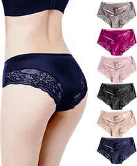 CM Tech ショーツ レディース 6枚組 シームレス 可愛い レース 下着 伸縮性 女性用 A Style( A Style,  M)