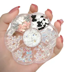 可愛い パール ネイル ネイル ネイルアートパーツ ラインストーン パーツ オーロラ ジュエリーパーツ 立体 3D ブリオン ハンドメイド ゴールド 花 クマ デコパーツ 蝶々 リボン ネイルパーツ