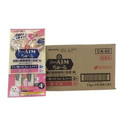 ＣＩＡＯ　チャオ　for AIM　フォー・エーアイエム　ちゅ～る　まぐろ味　14ℊ×４本入　48袋１ケース