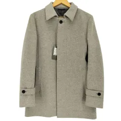 シーケーカルバンクライン ck Calvin Klein カシミヤ混 比翼 ステンカラーコート メンズ import：M 