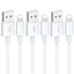 【2024新版 MFI認証】iPhone 充電ケーブル 純正 2M 3本セット 急速充電 高速データ転送 断線防止 アイホン 充電ケーブル 高耐久 for iPhone 14/ 13/ 12/ 11/ XS/XR/ 8/ 7/ 6s/ 6/ SE
