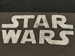 スターウォーズ　ロゴ　プリントＴシャツ　メンズM相当　STARWARS 海外輸入品