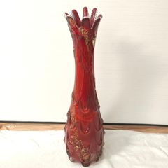 岩田藤七 金箔入り 花瓶 花入 吹き硝子 - メルカリ