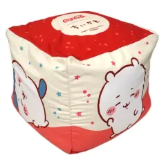 【中古】クッション・本体 集合 オリジナルBIGビーズクッション 「ちいかわ なんか小さくてかわいいやつ」 Coke ON応募キャンペーン 8ポイントコース 当選品