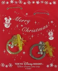【中古】雑貨 ミッキー＆ミニー オリジナル・キーチェーン 「ディズニー・クリスマス」 東京ディズニーリゾート アフター6“ペア”パスポート特典