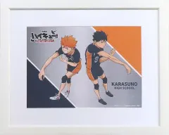【中古】原画イラストボード 付属品付)劇場版ハイキュー ゴミ捨て場の決戦 Amazon購入特典キャラファイングラフ