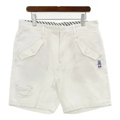 PEARLY GATES パーリーゲイツ ゴルフウェア ハーフパンツ ショートパンツ 短パン 053-0132634 メンズ サイズ６ ホワイト ズボン DM15829■