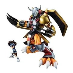 【中古】(未使用･未開封品)メガハウス Precious G.E.M.シリーズ デジモンアドベンチャー ウォーグレイモン＆八神太一 完成品フィギュア