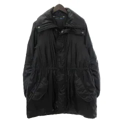 ラルフローレン RALPH LAUREN ダウンコート ミディ丈 ダブルジップ 黒 ブラック S アウター IBO17 ■AOのサムネイル