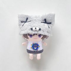 ねこさん帽子 ぬい服 着ぐるみ にじぱぺっと10cm