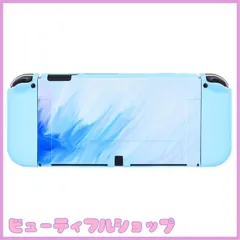 【特価】DLseego Switch OLED ケース スイッチ有機el カバー ニンテンドー有機elモデルケース 軽量薄型 分離式カバー 耐衝撃 全面保護 着脱簡単 防水防塵 アナログスティックカバー Switch OLED 用 ケース 可愛い猫爪肉球 ブル