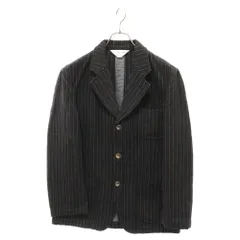 COMME des GARCONS SHIRT (コムデギャルソンシャツ) 03AW ピンストライプ チェンジボタン ノッチドラペル 3B テーラードジャケット ブラック/ホワイト W11093のサムネイル