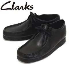 Clarks (クラークス) 26155514 Wallabee ワラビー メンズシューズ Black Leather CL026 clarks UK8-約26cm
