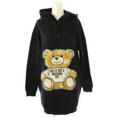 モスキーノ MOSCHINO クチュール COUTURE ベア プルオーバーパーカー 長袖 I40 ブラック /HK ■OSのサムネイル