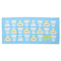 【メール便】DOKOINU？ フェイスタオル プリントロングタオル ドコイヌ バドミントン オクタニ おもしろタオル 面白雑貨 グッズ のサムネイル