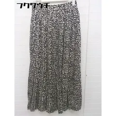 ◇ PAGEBOY ページボーイ ALICIA 豹柄 レオパード ロング プリーツ スカート サイズF ベージュ ブラック レディース  【中古】 【1107260000104】のサムネイル