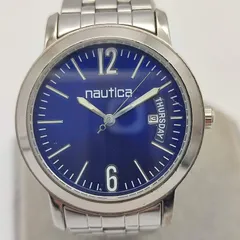 【美品】NAUTICA WATCH　ノーティカ　ネイビー文字盤　クオーツのサムネイル