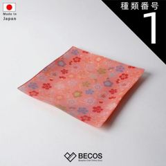 종류 1:13cm [접시] 각접시 매화 | 니시진오리 | 에무라 상점