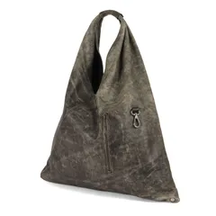 【美品】MM6 Maison Margiela エムエムシックス メゾンマルジェラ バッグ / 24SS ヴィンテージ加工 ジャパニーズ ハンドバッグ (CLASSIC JAPANESE HANDBAG) / ブラック 黒 / ブランド【中古】