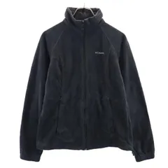 コロンビア アウトドア フリースジャケット M ブラック Columbia メンズ 古着 【231120】