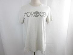  良品 ハイドロゲン HYDROGEN Tシャツ 半袖Tシャツ ロゴT M ホワイト レディース