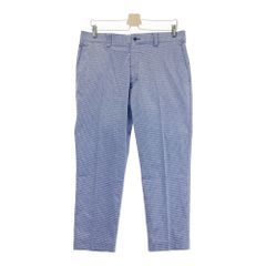 サイズ：88 MUNSING WEAR マンシングウェア  ストレッチパンツ ギンガムチェック柄 ブルー系 [240101487024] ゴルフウェア メンズ ストスト