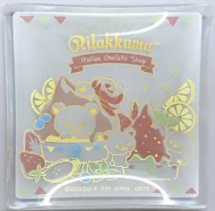 【中古】皿・ボウル 集合/ジェラートショップ ガラスプレート 「一番くじ リラックマ～20Years of Nostalgic Dreams～」 E賞