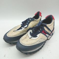 ◇ TOMM HILFIGER トミーヒルフィガー カジュアル スポーティー 軽量 スニーカー サイズ26.5 ネイビー メンズ E  【1402200007121】