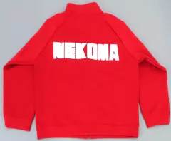 【中古】アウターウェア 音駒高校 高校ジャージ レッド Lサイズ 「ハイキュー!!」