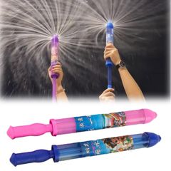 子供 子供 夏の定番 大人 撮影用小道具 アウトドア 夏祭りビーチ お風呂 おもちゃ2色セット 親子ゲーム 水遊びおもちゃ 抽拉式 軽量 (ピンク+ブルー) ロマンチック演出 花火風 花火ウォーターガン 水鉄砲