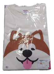 Tシャツ（あきたいぬ）白🌟秋田限定🌟大人用（XL）