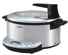 象印 マルチクッカー EL-CA60-HM １台４役 焼き 煮物 蒸し 温度調理 白米 玄米 おかゆ ヨーグルト お手入れ簡単 レシピブック付  Zojirushi Multicooker