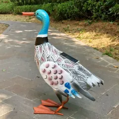 フランス　ラリック　クリスタル　ラージダック　アヒル　置物　オブジェ　美品 フランス ラリック クリスタル ラージダック アヒル 置物