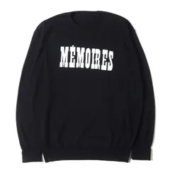 UNIFORM EXPERIMENT ユニフォームエクスペリメント ニット サイズ:2 21SS fragment design ASGER JORN クルーネック コットンニット (MEMOIRES / CREWNECK KNIT) ブラック コラボのサムネイル