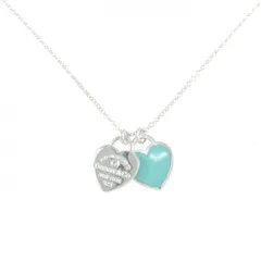 【Tiffany&Co.】可愛い ミニ ダブル ブルー ハート ネックレス 2025年最新】ティファニー tiffany ダブルハート タグ