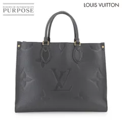 美品 ルイ ヴィトン LOUIS VUITTON モノグラム アンプラント オンザゴー MM 2way トート ショルダー バッグ レザー ノワール 90288260