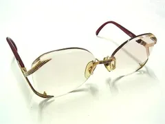 ChristianDior クリスチャンディオール 2289 48 57□16 ヴィンテージ 度入り サングラス メガネ 眼鏡 レディース ゴールド系 DK0676