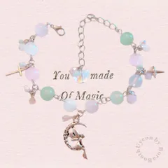 ビーズブレスレット　フェアリーグランジ　ピクシー　Y2K 個性的