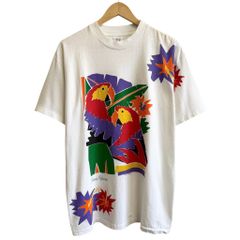 Picassoピカソ花束を持つ手90sデッドストック Tシャツ古着アート映画