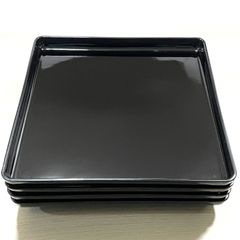 ★送料無料★ 新品未使用 会食用 会席膳 懐石 会席 会食 お盆 脚付き ４枚 セット まとめ売り