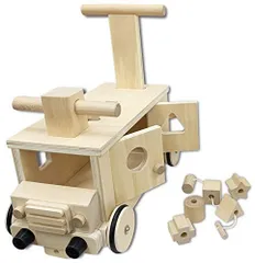 ミッフィー  木製　バス型　おもちゃ収納　レア　希少　乗用玩具