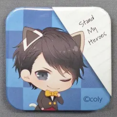 【中古】バッジ・ピンズ(キャラクター) 青山樹 スクエア缶バッジ 「スタンドマイヒーローズ in ナンジャタウン」 謎解き街巡りアトラクション スタマイ! エピソードナンジャ 参加者特典