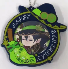 【中古】バッジ・ピンズ マレウス・ドラコニア ブルームバースデーカバー付き缶バッジ 「ディズニー ツイステッドワンダーランド」 マレウスの誕生日記念グッズ