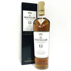▼The MACALLAN マッカラン 12年 シェリーオークカスク 700ml 40% シングルモルト スコッチ ウイスキー 古酒 箱付▼L000832