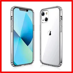 【セール中】iPhone 13 ケース Kniphior iPhone 13 ケース 超クリア 薄型【米軍MIL規格取得/衝撃吸収/PC背面 + TPUバンパー